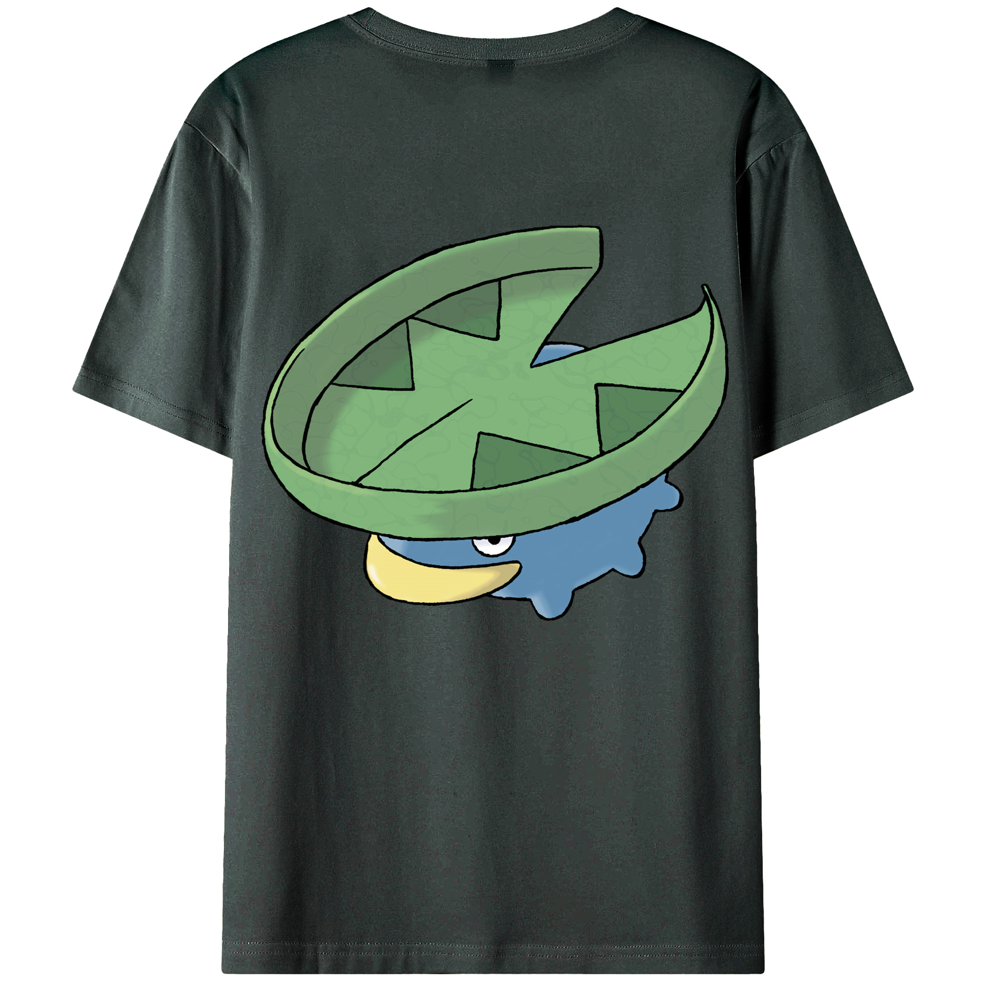 （画像用） ポケットモンスター Pokémon 綿100％ メンズ半袖Tシャツ（バックプリント） 通気性